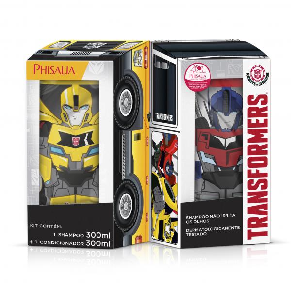 Transformers Kit Shampoo e Condicionador - Shampoo 300ML + Condicionador 300ML - Phisalia