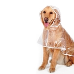 Transparente impermeável cão roupas grandes Médias Cães Pet Waterproof revestimento de chuva Jacket filhote de cachorro Casual