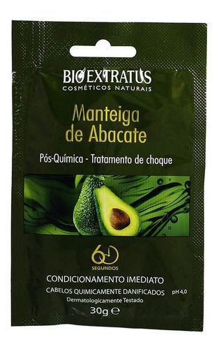 Tratamento Choque Manteiga de Abacate Sachê 30g Bio Extratus