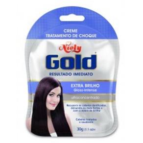 Tratamento de Choque Niely Gold Extra Brilho 30G