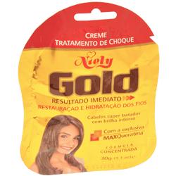 Tratamento de Choque Niely Gold Max Queratina 30g