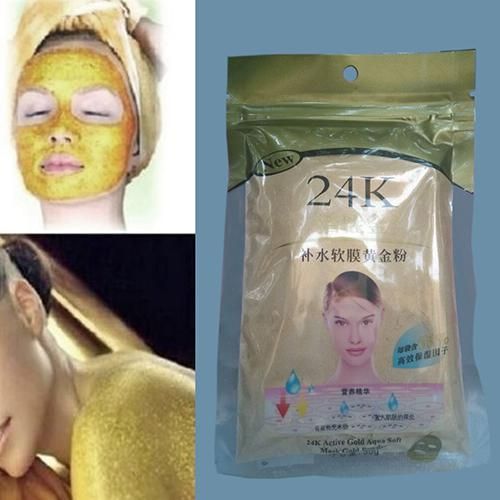 Tratamento Luxuoso Hidratando Antienvelhecimento dos Termas do Pó da Máscara Protectora do Ouro 24k do Ouro