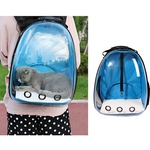 Breathable Pet Cat Dog Backpack Space Capsule Travel Bag for Outdoor Carrying