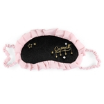 Traveling Sleeping Snoring Eye Mask Embroidery Black Pearl Nap Rest Eyepatch
