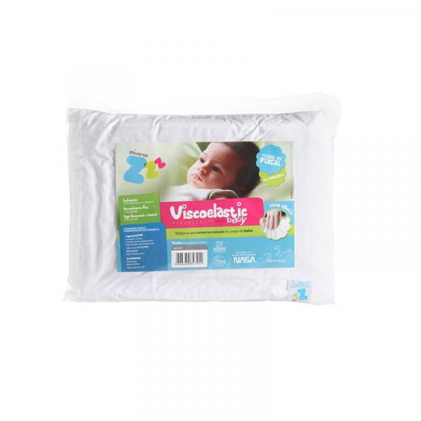 Travesseiro Antissufocante para Bebê Viscoelastic Baby - Fibrasca