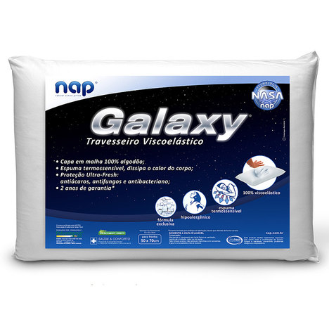Travesseiro Nasa Galaxy Kit 4 Peças