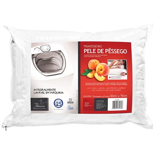 Travesseiro Pele de Pêssego 50x70 - Fibrasca