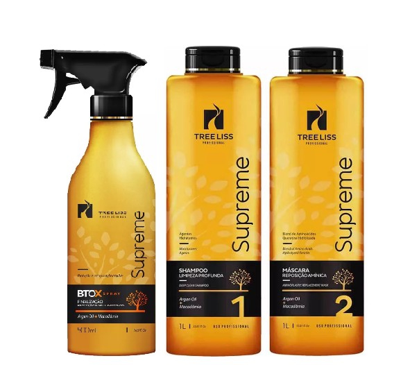Tree Liss Supreme Kit Progressiva+Btox Spray - R - Tree Liss Professional