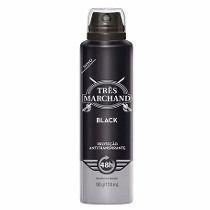 Très Marchand Black Desodorante Aerosol 150ml (Kit C/06) - Tres Marchand