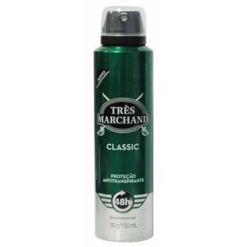 Très Marchand Classic Desodorante Aerosol 150ml (kit C/03)