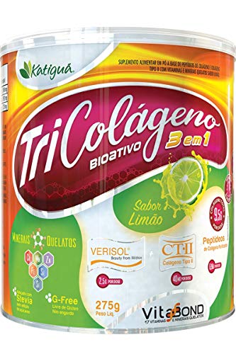 Tri Colágeno Bioativo 3 em 1 Limão 275g Katigua