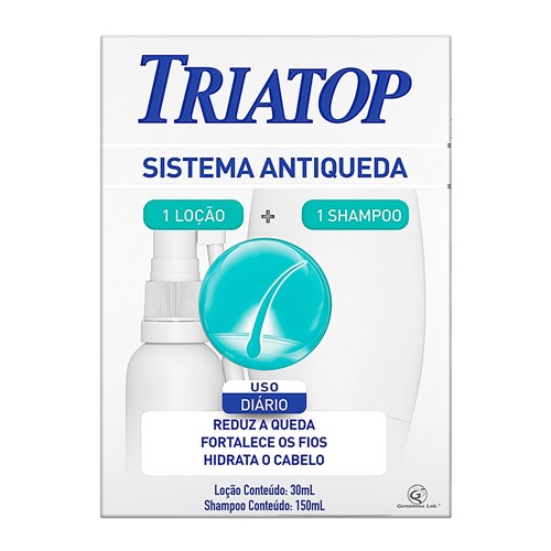 Triatop Sistema Antiqueda Loção com 30ml + Shampoo 150ml