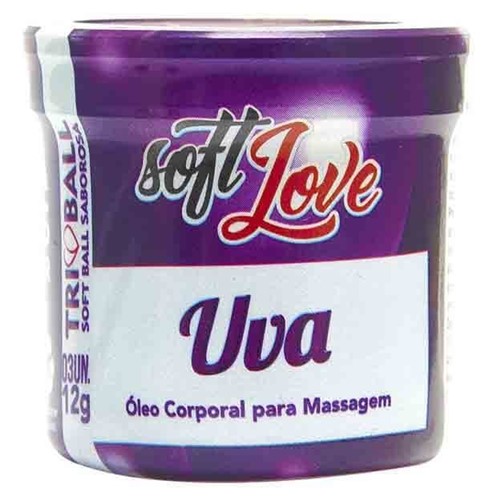 Triball Bolinha Beijável 03 Unidades - Soft Love (UVA)