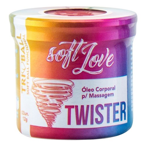 Triball Bolinha Twister 12g 03 Unidades Soft Love
