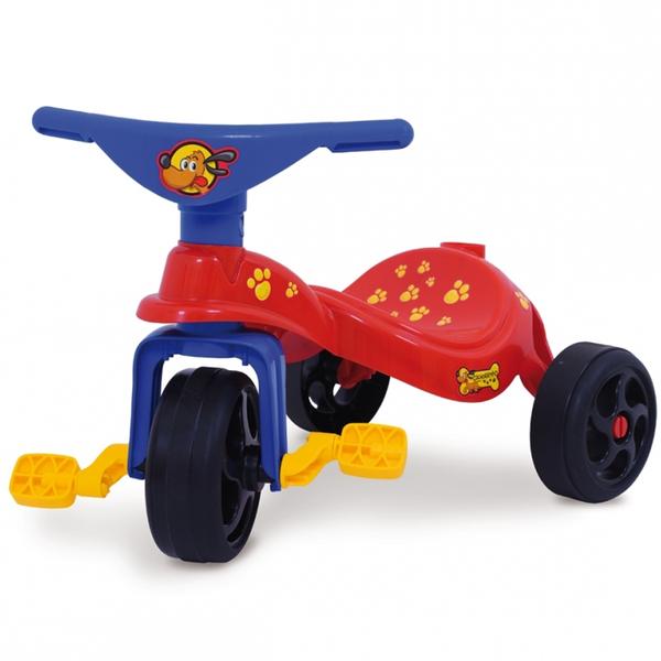 Triciclo Infantil Cachorrinho Vermelho/Azul 07491 - Xalingo