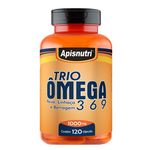 Trio Omega Apisnutri - Omega 3, 6 e 9 1000mg 120 Cápsulas