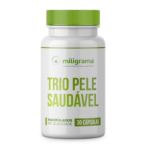 Trio Pele Saudável - Exsynutriment + Oli-Ola + Picnogenol - 30 Cápsulas