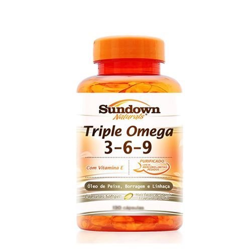 Triple Omega 3-6-9 - 60 Cápsulas - Sundown
