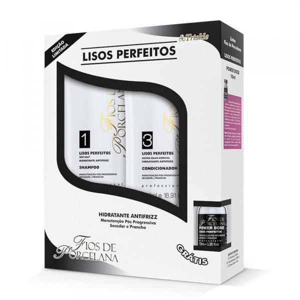 Triskle Cosméticos - Kit Lisos Perfeitos Shampoo e Condicionador - 2x500ml