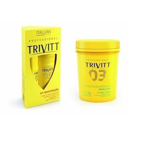 Trivitt Kit de Manutenção + Hidratação Intensiva 1kg 4 Itens