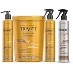 Trivitt Kit Hidratação 1kg, Cauterização, Fluído de escova e o Segredo do Cabeleireiro