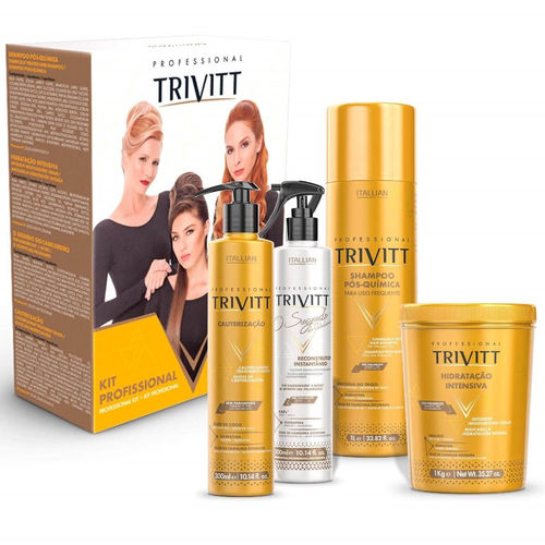Trivitt - Kit Hidratação Profissional 4 Produtos