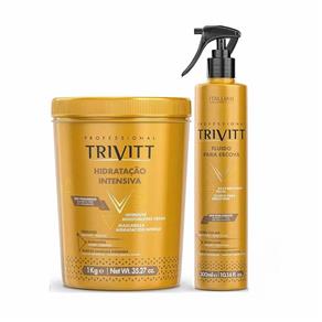 Trivitt - Máscara Hidratação Intensiva Nº3 1kg + Fluido Escova N° 6 300 Ml