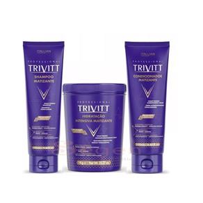 Trivitt Matizante Shampoo 280ml, Condicionador e Mscara 1kg