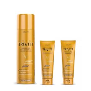 Trivitt Shampoo 1 Litro, Condicionador e Hidratação 250ml