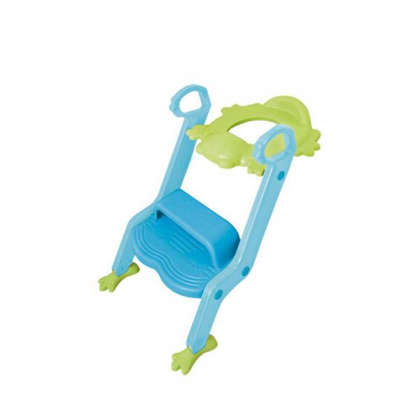 Troninho Infantil Assento Redutor Com Escada Azul - Multikids