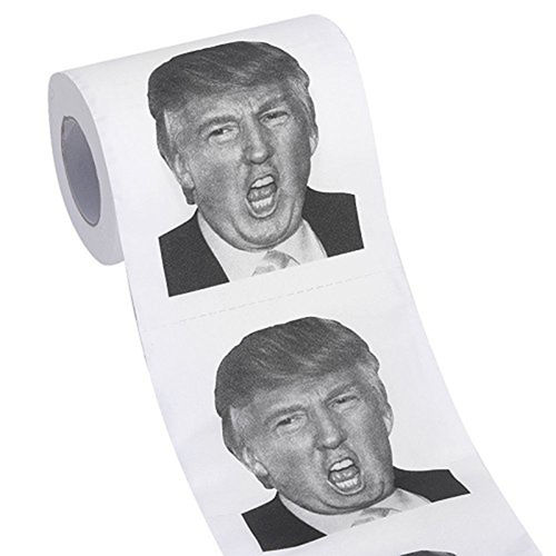 Trump A Boca Aberta Photo Impresso Papel Higiênico Água Engraçado Absorvente Toilet Paper Ferramenta De Limpeza Do Rolo