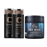Truss Curly Sh 300ml + Cd 300ml + Net Mask 550g