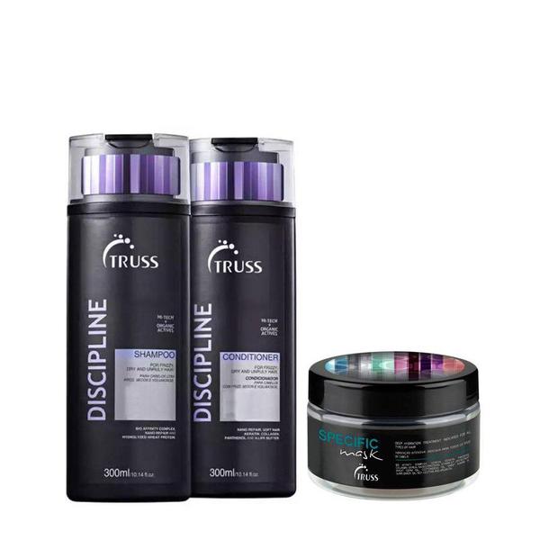 Truss Discipline - Kit Shampoo + Condicionador + Máscara Specific