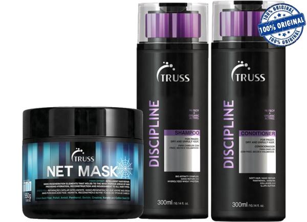 Truss Discipline Kit Shampoo + Condicionador + Net Mask