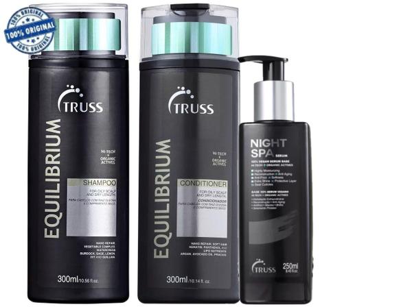 Truss Equilibrium - Kit Shampoo + Condicionador + Night Spa