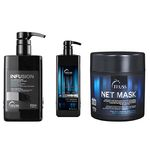 Truss Infusion 650ml + Shampoo Bidimensonal 1000ml + Truss Net Mask 450g