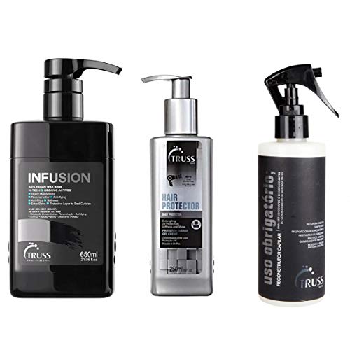 Truss Infusion 650Ml + Uso Obrigatório Normal 260Ml + Finish Care Hair Protector 250Ml