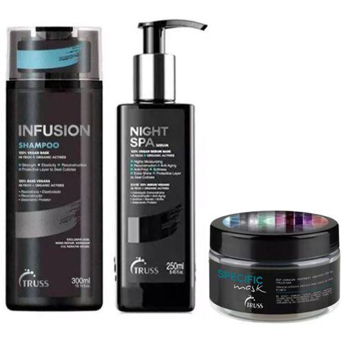 Truss Infusion Shampoo + Specific Másc + Night Spa 250ml