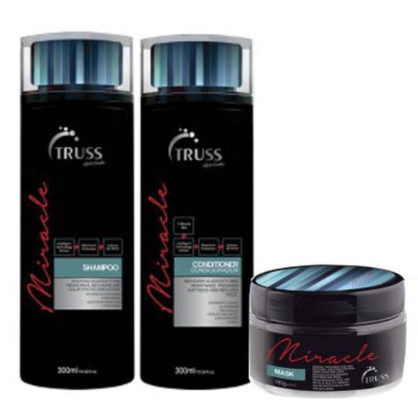 Truss Kit Shampoo e Condicionador Miracle + Máscara Miracle 180gr - Senscience
