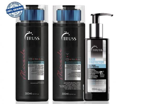 Truss Miracle Kit Shamp + Cond. + Hair Protector