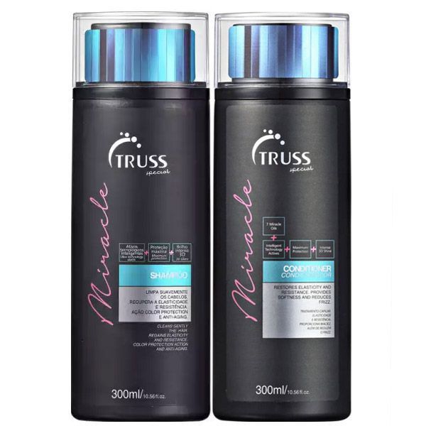 Truss Miracle Shampoo + Condicionador 300ml - Truss Professional