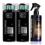 Truss Shampoo + Cond. Equilibrium + Uso Reconstrutor Blond