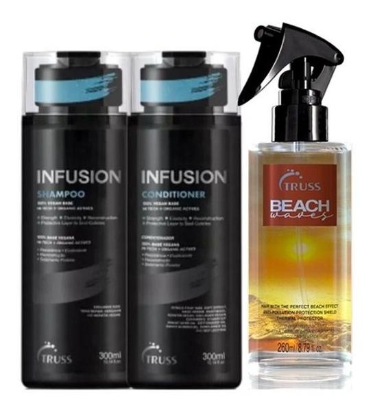Truss Shampoo + Condicionador Infusion + Beach Waves