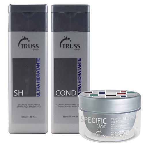 Truss Specific Ultra Hidratante Intensive - Kit 3 Produtos (Sh.+Cond.+Masc.)