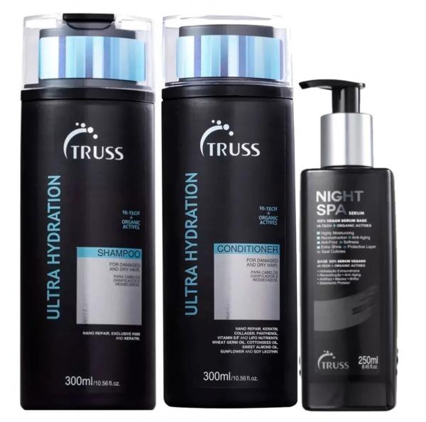 Truss Ultra-hydration - Kit Shampoo + Condicionador + Night Spa