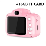 Mini Câmera Digital para Crianças Cartão 16GB