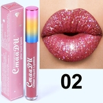 TS Glitter Shimmer batom impermeável Longa Duração Vivid Lipgloss Mulheres Sexy Glitter líquido Lip Gloss