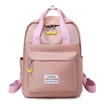 TS Mulher bonito doce cor de Grande Capacidade Backpack All-jogo Handle Protable Bag