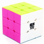 Portátil doce cor 3x3 Magia Enigma Cube alta velocidade cubo Brinquedos desenvolvimento intelectual inteligentes