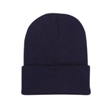 Quente Cap Knit Beanie simples cor sólida Homens Mulheres Hip-Hop inverno chapéu de lã unissex